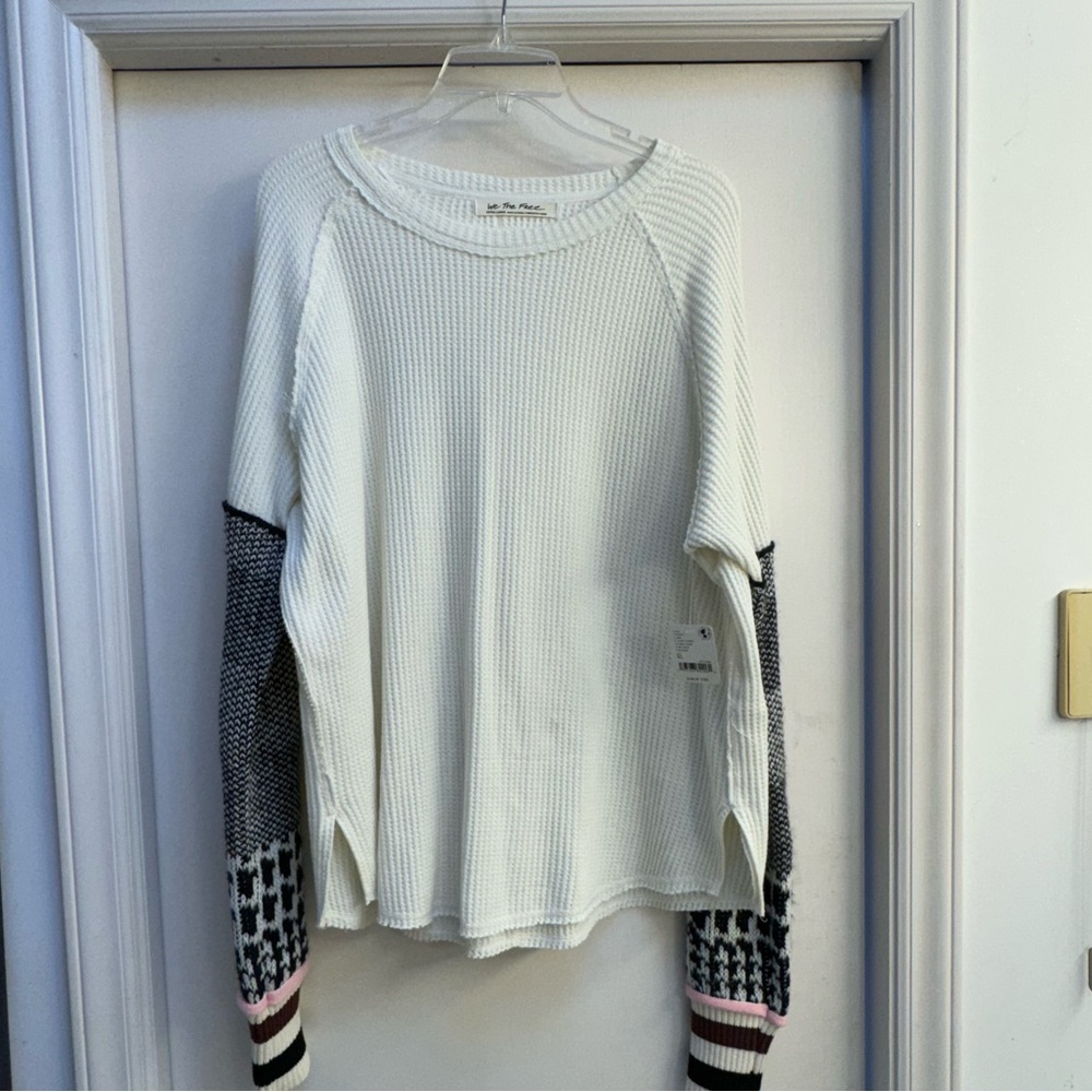 NWT Free People All In Cuff Top